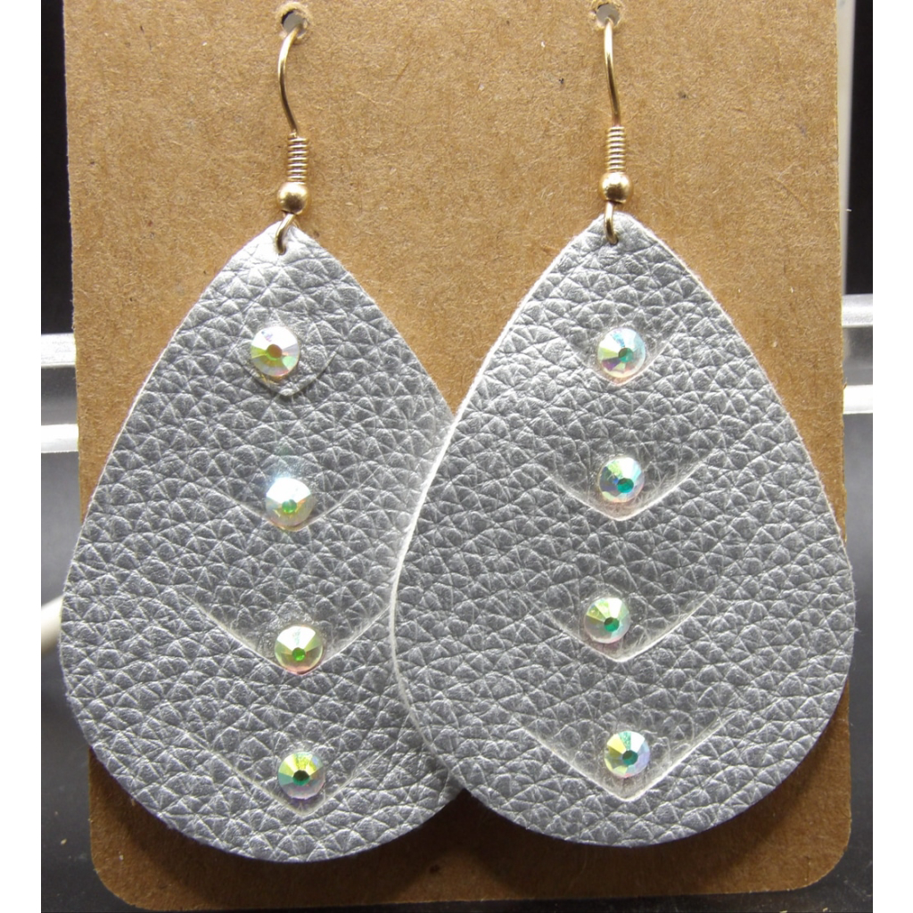 Womens Silver Earrings 6$